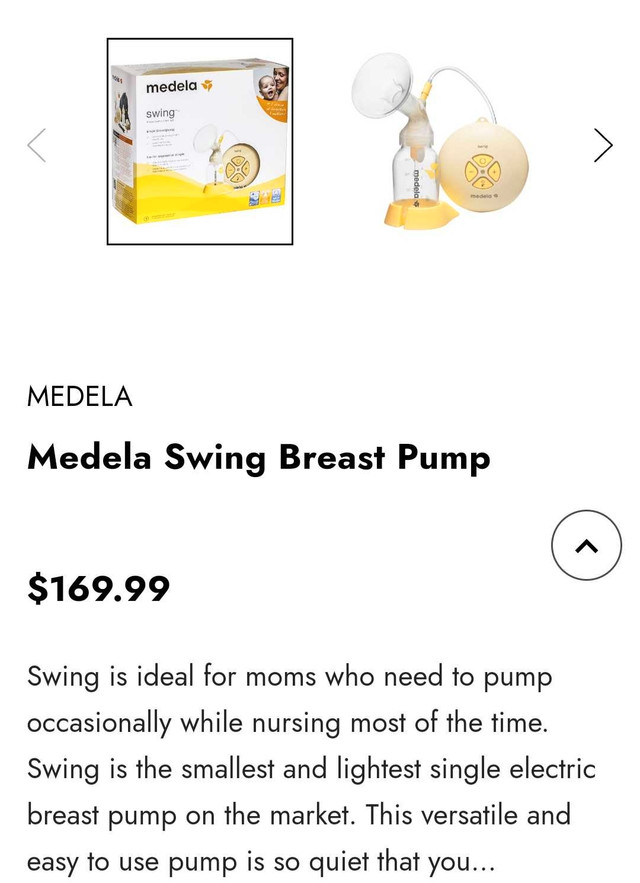 Medela Electric & Manual Pump in Other in City of Toronto - Image 2
