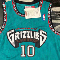 Mike Bibby Vancouver Grizzlies Jersey
