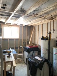 New Drywall or repair, framing, plaster, paint