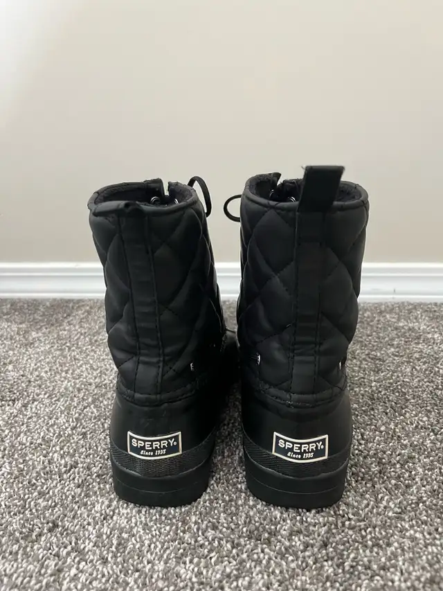 Black Sperry women’s boots in Women's - Shoes in Calgary - Image 3