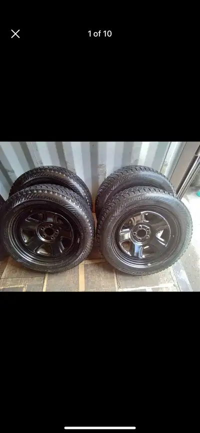 Set of 4 NORD FROST winter tires with rims (225 60 18) pattern (5×115) TPMS 2023 CHEVROLET EQUINOX