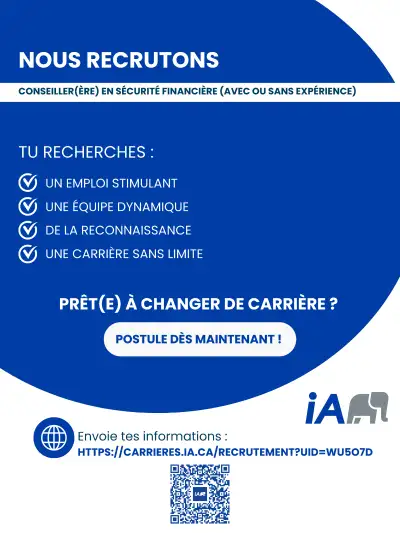 Tu veux une carrière qui te permet d'aider les gens, de gérer ton horaire, et d'atteindre tes object...