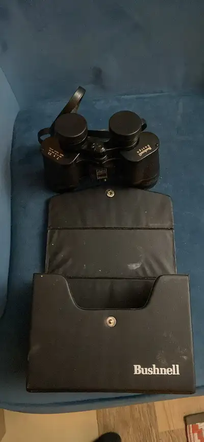 These are 2 pair of Bushnell 7x35 binoculars. 40.00 each, They are in used condition, but the lenses...