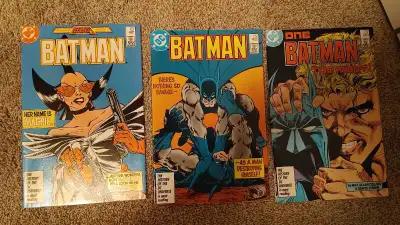 1986 BATMAN #401 #402 #403 DC COMICS COMIC BOOK LOT, View more