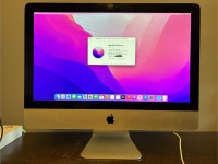 Apple iMac 21.5” Computer. 