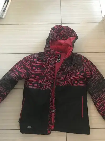 Manteau hiver adolescent 14 ans rouge et noir, View more