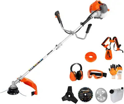 PROYAMA 42.7cc Gas Weed Wacker, 3 in 1 Weed Eater Gas Powered, B, View more