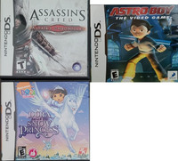 Nintendo DS - Astro Boy, Assassin's Creed, Dora