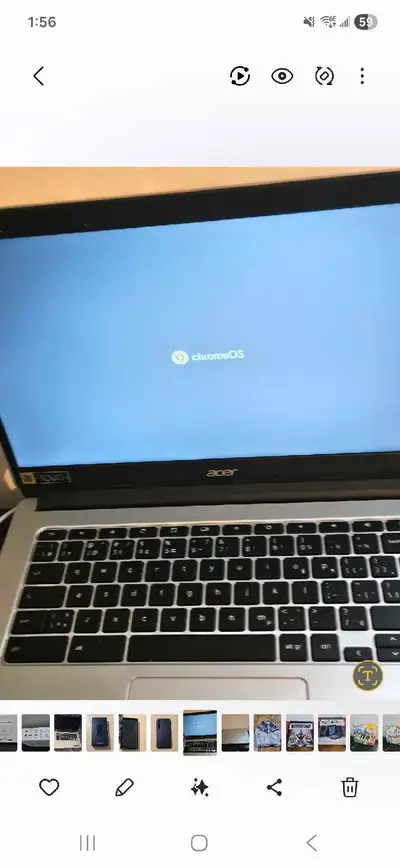 LN)14" Acer Chromebook Silver laptop , View more
