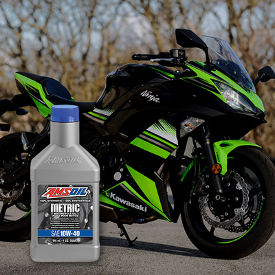 Protect your engine on and off-road with AMSOIL synthetic motorcycle oil – built for high RPM, extre...