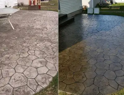 Make your driveway look new again! Free quotes! Concrete: Commercial grade solvent based concrete se...