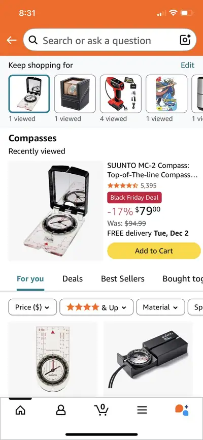 suunto mc-2 compass , View more