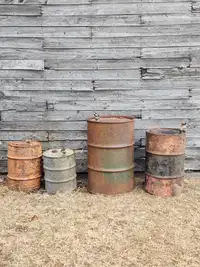 Vintage/Antique steel barrels