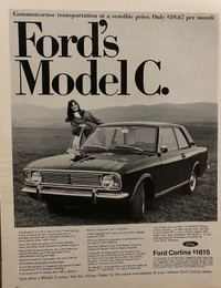 1967 Ford Cortina Original Ad