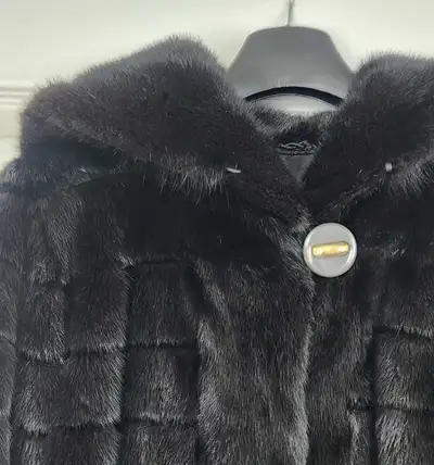 Stunning Mink Coat with hood, View more