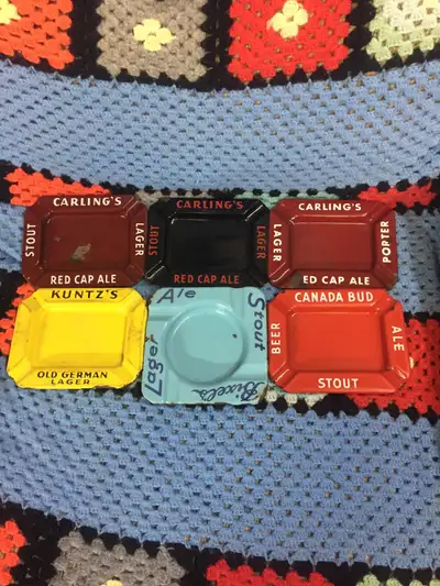 VINTAGE ASHTRAYS TEXT RYAN (204) 781-2890, View more