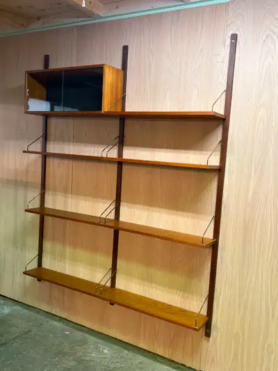1960s Danish Teak Modular Royal System Bookcase by Poul Cadovius, View more