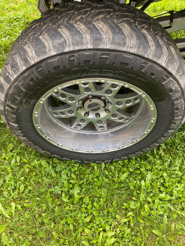 22” X37” TIRES+RIMS 8X170 bolt pattern  in Tires & Rims in St. Albert - Image 3