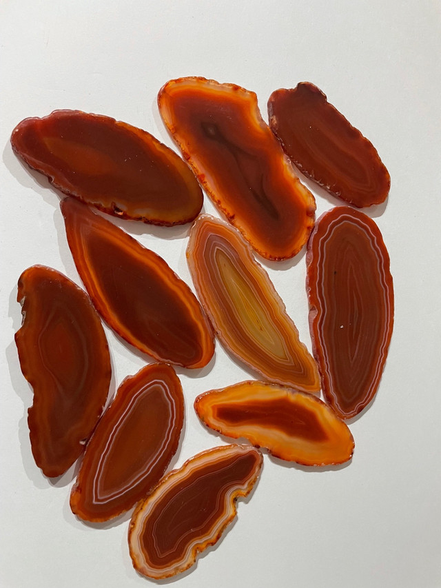 Red agate slices in Other in Calgary - Image 4