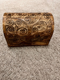Carved wooden Box 