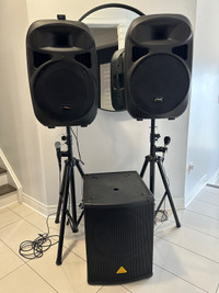 Professional Grade Speakers and Subwoofer