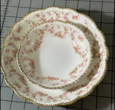 Original Bridal Rose pattern $10 each fruit bowl ( small bowl ), View more