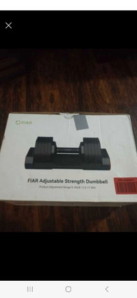 Fiar Adjustable Dumbbells, 5-25 Lbs Dumbbells, Dumbbell Set(Bran