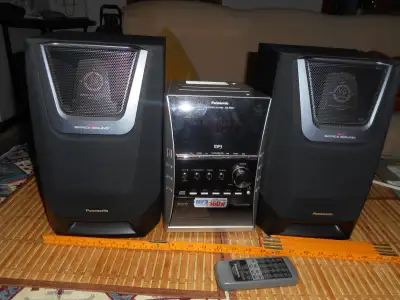 Panasonic SA-PM31 Hi-Fi Stereo System AM FM Radio Cassette Tape 5 CD Changer, MP3 Tested WORKS! PRAC...