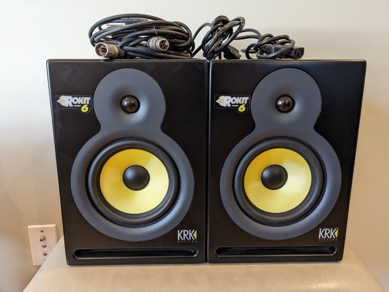 KRK Rokit 6 G1 Power Studio Monitors w/Stands Speakers Ottawa Kijiji