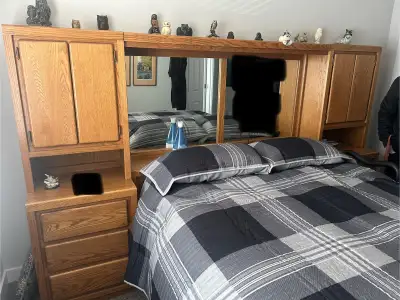 Oak head board, View more