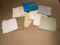 Various flat bed sheets