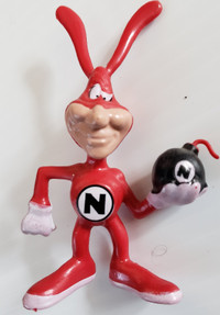 NOID - DOMINO PIZZA MASCOT - VINTAGE 1987 - PVC FIGURINE