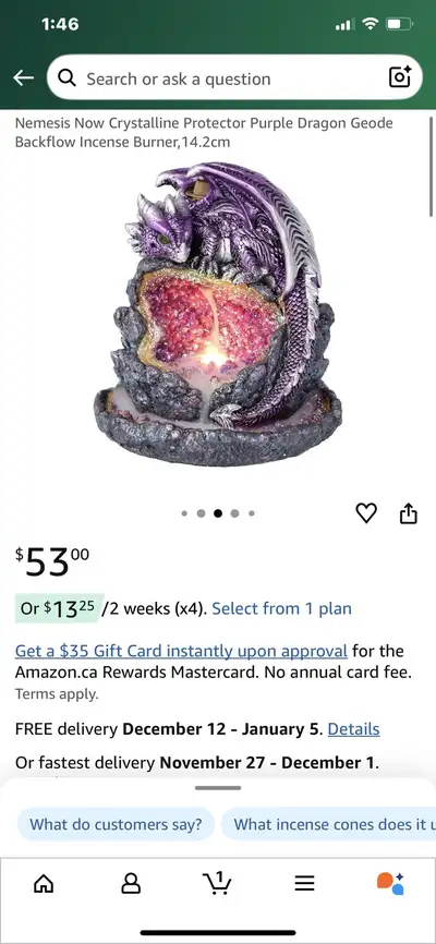 Dragon Incense Backflow Burners x 2, View more