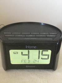 Ihome alarm with bluetooth and radio