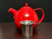 Red Tea Pot