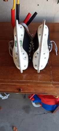 Comfortable size 9 (approx) skates 