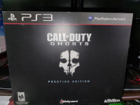Playstation 3 ps3 call of duty ghost prestige edition