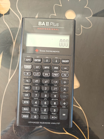 Very good condition Solves time-value-of-money calculations such as annuities, mortgages, leases, sa...