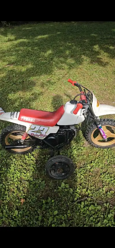 Fonctionne bien ...ma fille na aucun interet alors je le vend. Pneu motocross dessus et des pegs agr...
