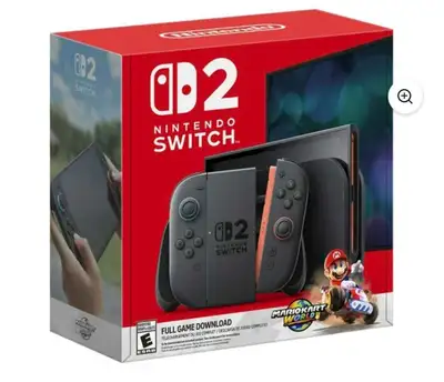 NINTENDO SWITCH 2 + MARIOKART BUNDLE, View more