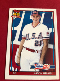 1991 Topps Traded Jason Giambi Rookie card 