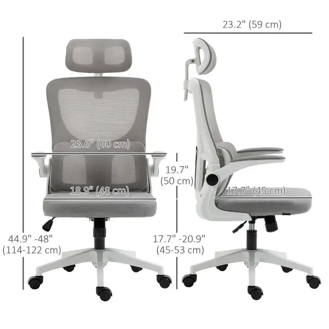 Ergonomic Office Chair, Mesh Computer Desk Chair  in Chairs & Recliners in Markham / York Region - Image 2