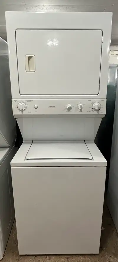 GE Washer Dryer Stacker Set, 27” wide, View more