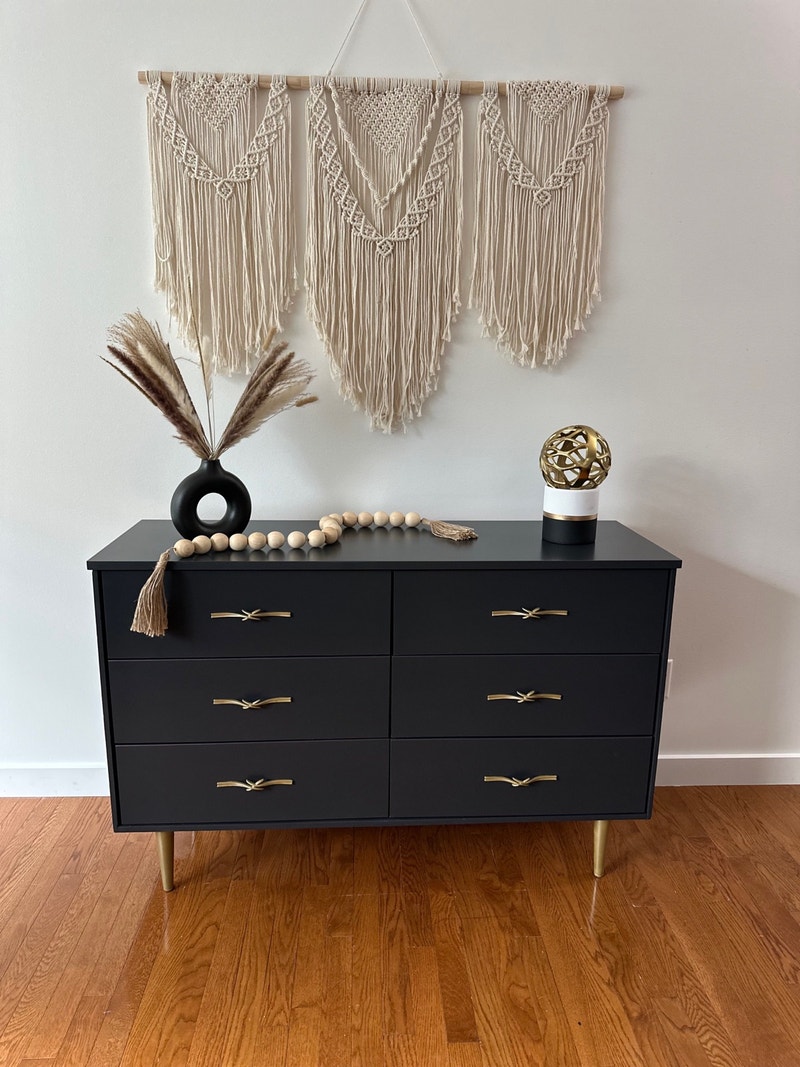 NEW refinished MidCentury Modern 6Drawer Dresser Dressers