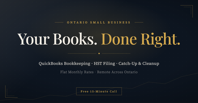 Small Business Bookkeeping & HST Filing, Flat Monthly Rates