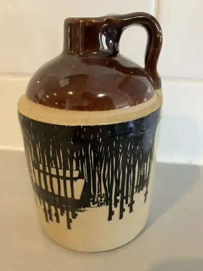 Vintage stoneware jug - maple syrup, View more