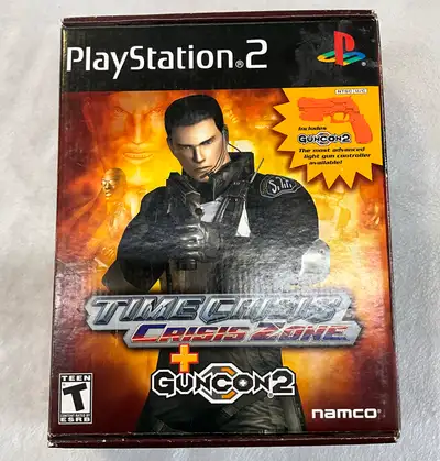 Time Crisis: Crisis Zone + Guncon 2-PS2-Complete, View more