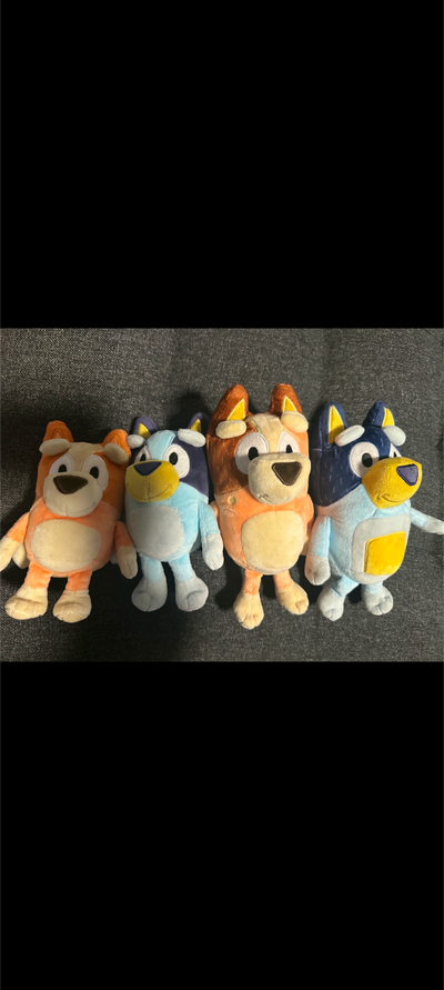 Bluey Family -  4 stuffies in Great Shape!, View more