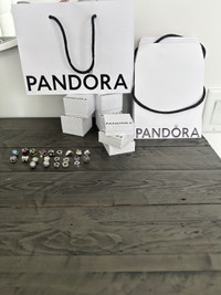 PANDORA CHARMS/BOXES/GIFT BAGS!!!
