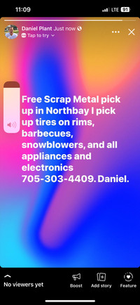  Free Scrap Metal pick up  